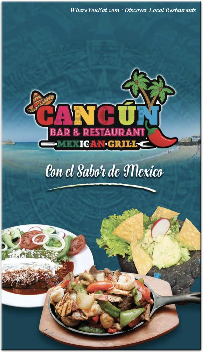 Menu - Cancun Mexican Restaurant